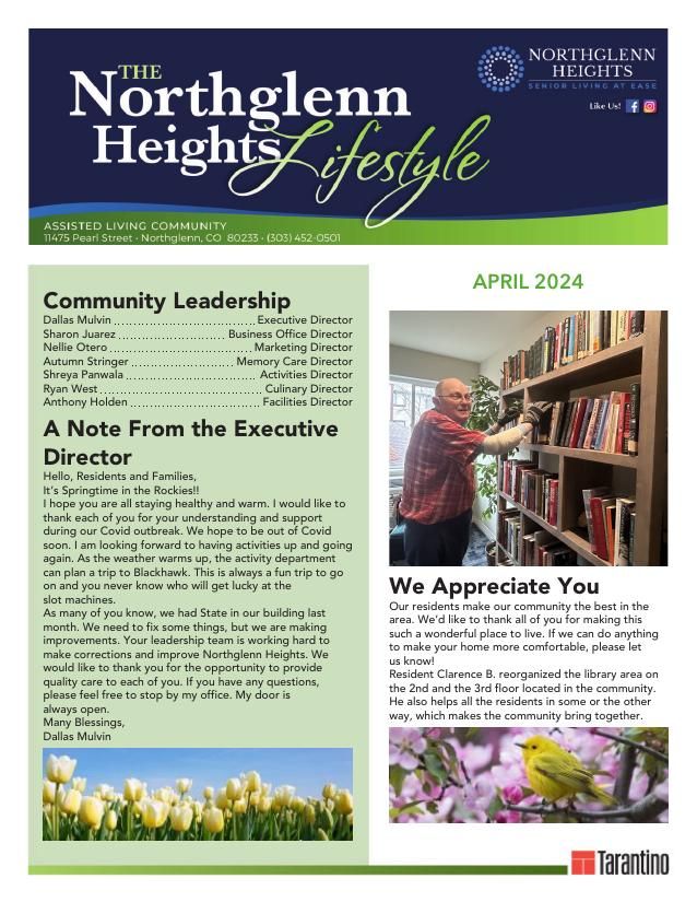 Assisted Living Current Newsletter